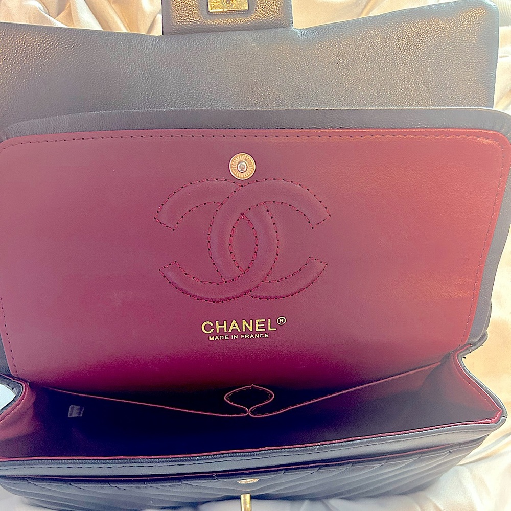 Chanel black purse